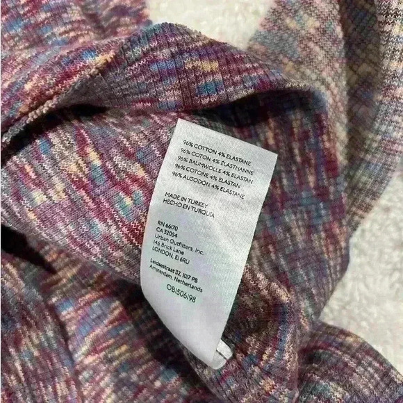 We the Free Shoulder Cut Out Long Sleeve‎ Shirt Womens Size Medium - Picture 5 of 5